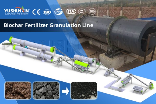 biochar fertilizer granulation line