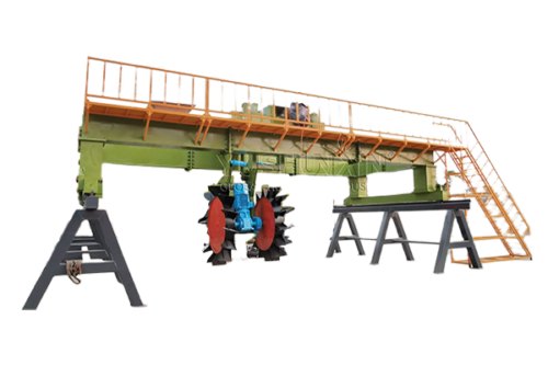 Wheel type compost equpment for granulated compost fertilizer making