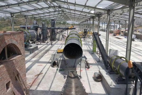 granulated compost pellets processing system