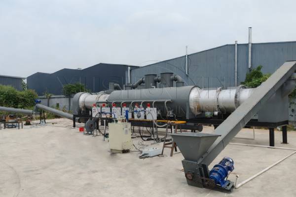 countinuous biochar pyrolysis system