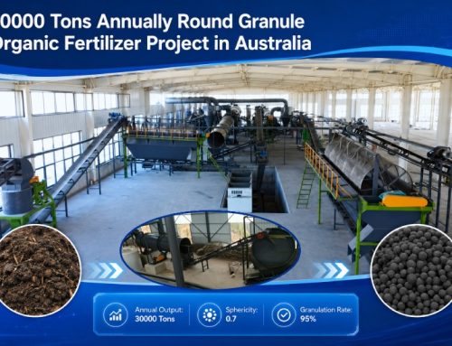 30000 Tons Annually Round Granule Organic Fertilizer Project in Australia
