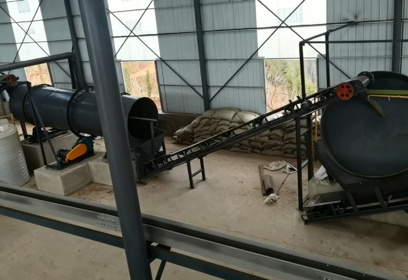 95% rate organic fertilizer granulation solution