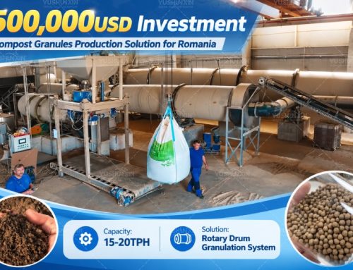 500000USD Investment Compost Granules Production Solution for Romania